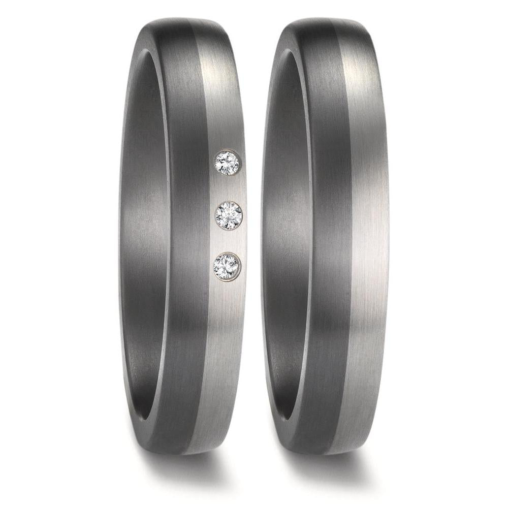 Partnerring 999 Tantal, 950 Platin