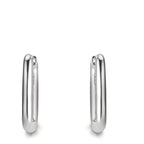 Créoles à charnières Argent Rhodié