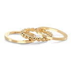 Ring set 750/18K geel goud