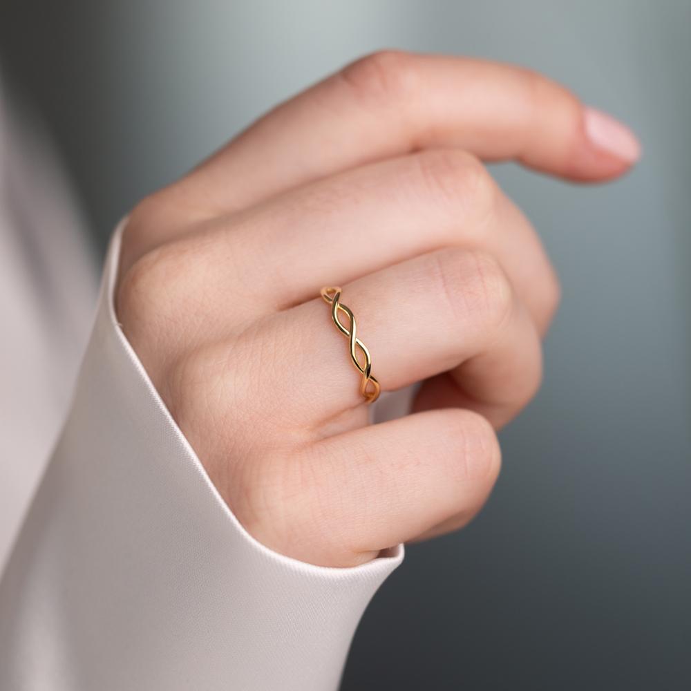 Fingerring 375/9 K Gelbgold