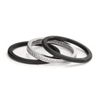 Ringset 3-teilig mit Zirkonia