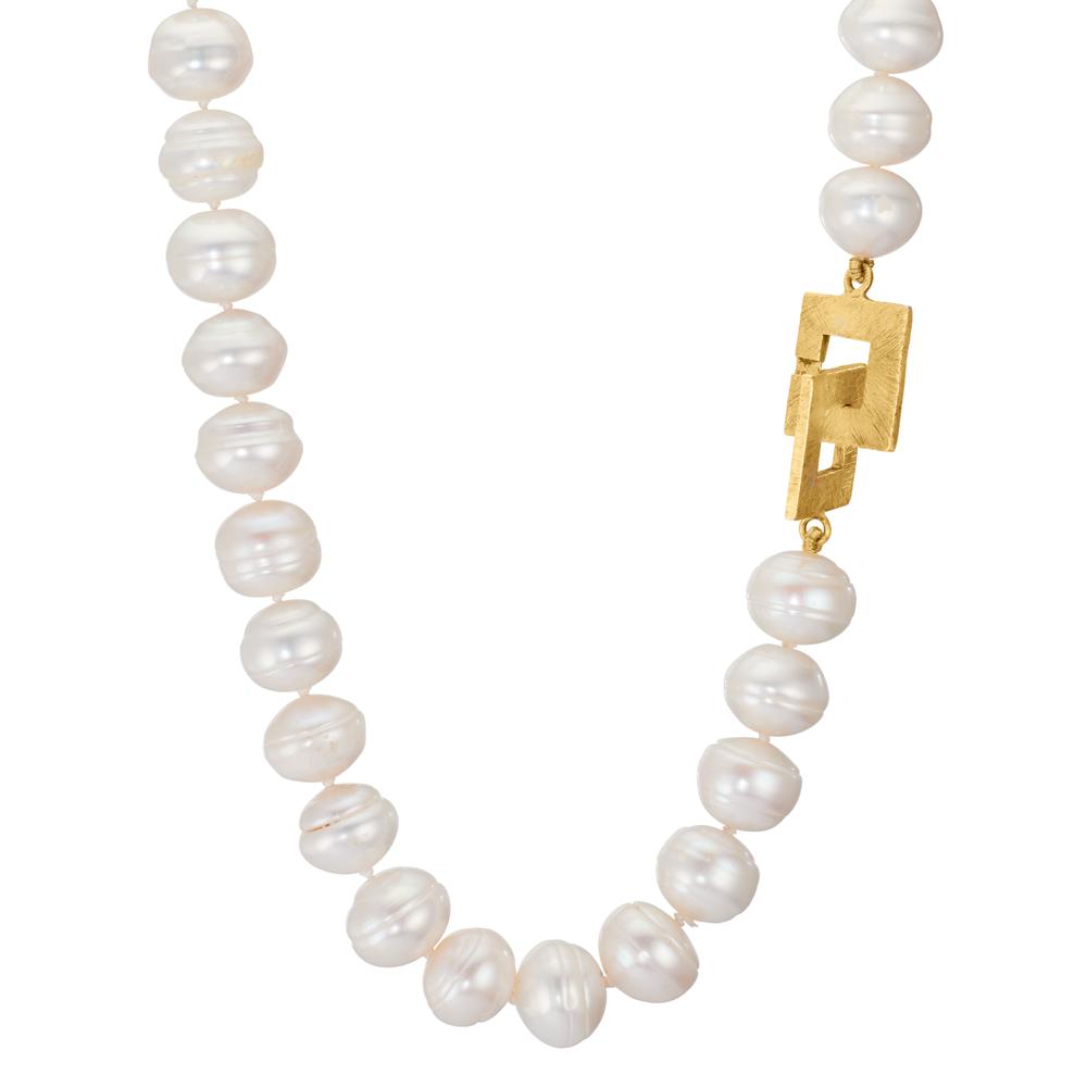 Collier Zilver zoetwater Parel 10-10.5 mm 52 cm