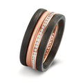 Ringset 4-teilig mit Diamant