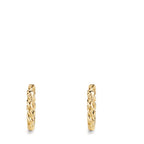 Klappcreolen 750/18 K Gelbgold