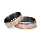 Partnerring 999 Tantaal, 585/14K roségoud