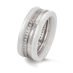 Ringset 4-teilig mit Diamant