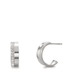 Créoles Argent Zircone Rhodié