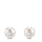 Oorknoppen Zilver Gerhodineerd zoetwater Parel, 2 Parels, 11 mm Ø11 mm