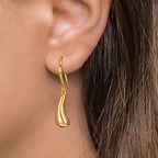 Pendant d'oreilles Argent jaune Plaqué or