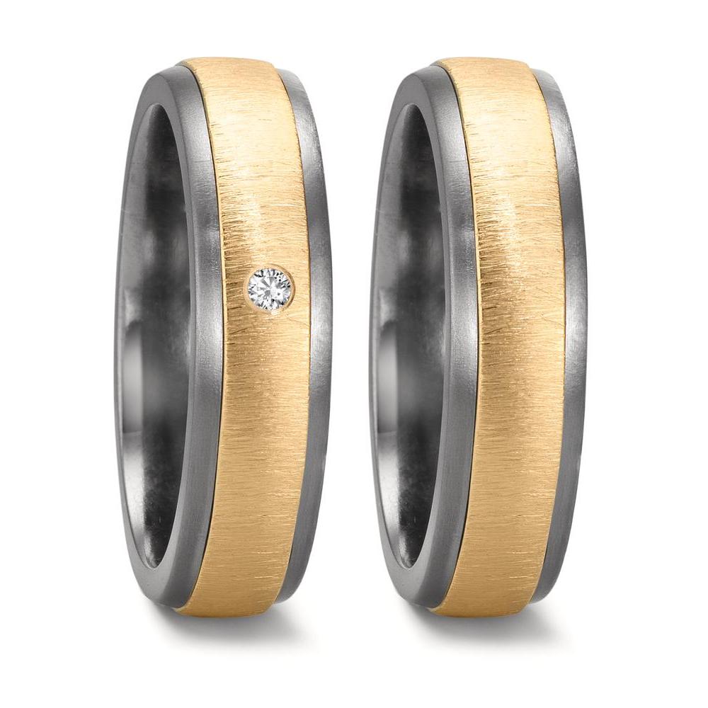 Alliance Tantale 999, Or jaune 14K