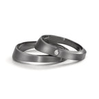 Partnerring 999 Tantaal Diamant 0.03 ct, w-si