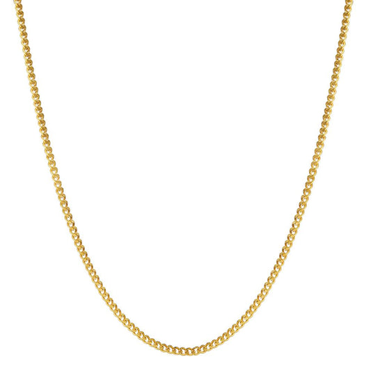 Panzer-Halskette 375/9 K Gelbgold 60 cm