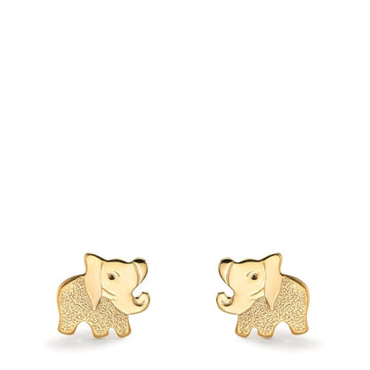 Ohrstecker 375/9 K Gelbgold Elefant