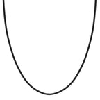 Collier Siliconen, Roestvrijstaal 45 cm