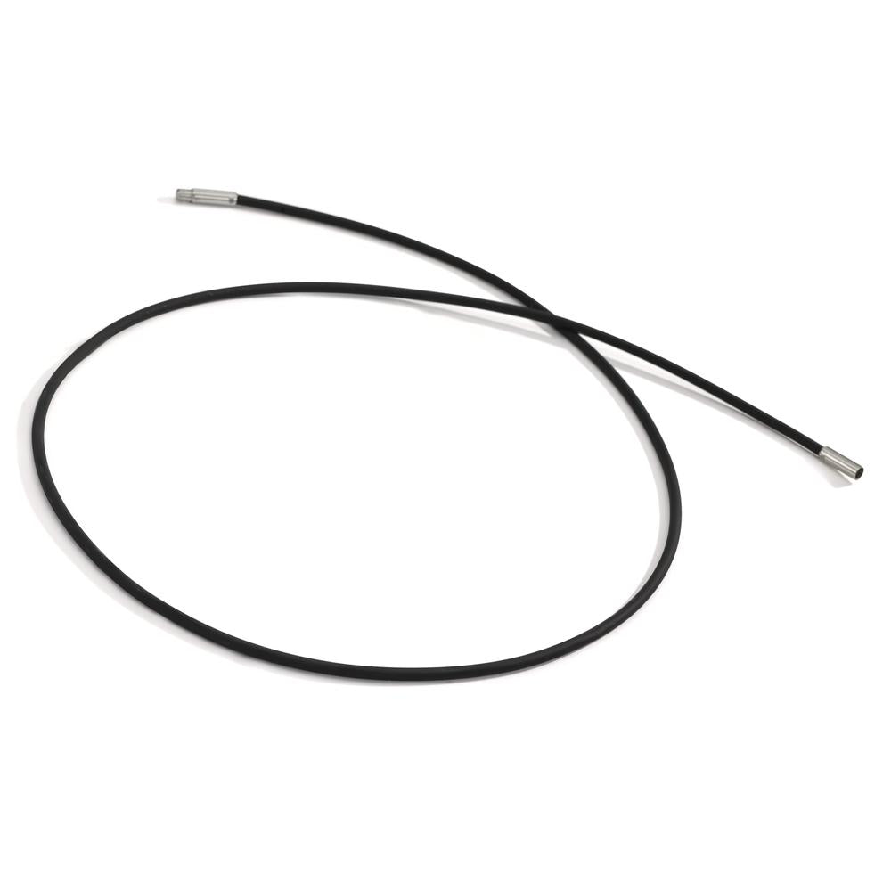 Halsband Silikon, Edelstahl 50 cm