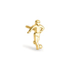 Clous d'oreille à l'unité Or jaune 9K Football