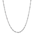 Collier Argent Rhodié 50 cm