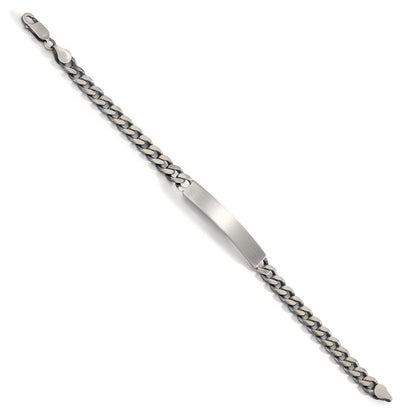 Gravurarmband Silber patiniert 20 cm