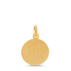 Hanger 375/9K geel goud Bi-color Beschermengel Ø12 mm