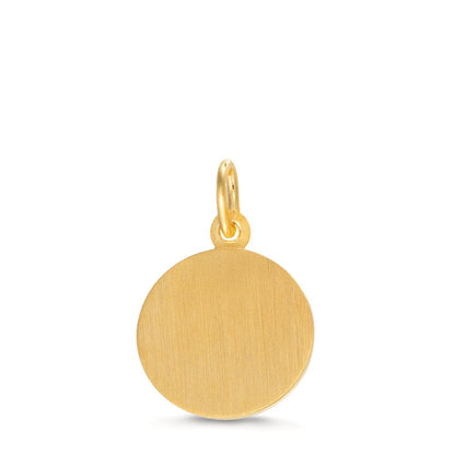 Anhänger 375/9 K Gelbgold bicolor Schutzengel Ø12 mm