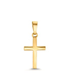 Anhänger 750/18 K Gelbgold Kreuz