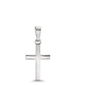 Hanger 750/18K witgoud Kruis