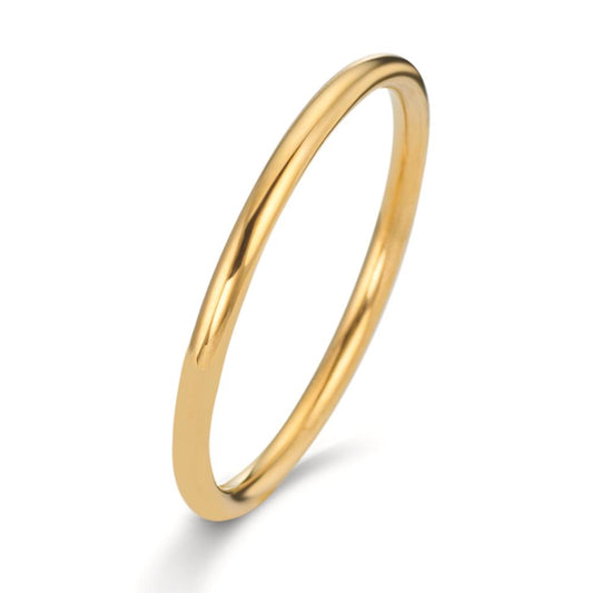 Beisteckring Edelstahl gelb IP beschichtet