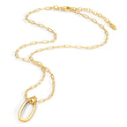 Collier Silber gelb vergoldet 40-44 cm verstellbar