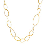 Collier Zilver Geel Verguld 80 cm
