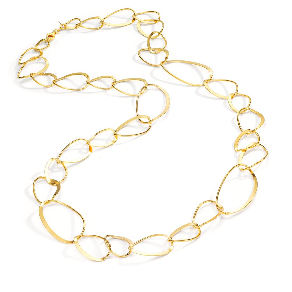 Collier Silber gelb vergoldet 80 cm