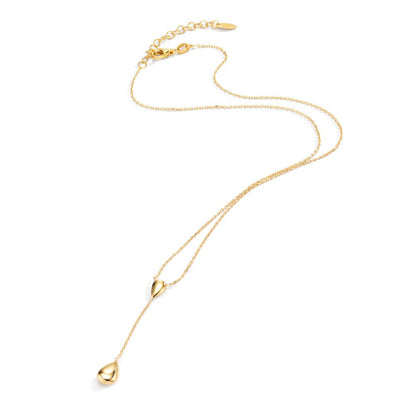 Collier Zilver Geel Verguld 40-44 cm