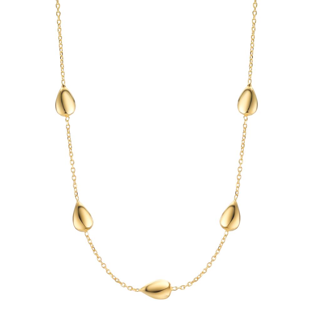 Collier Argent jaune Plaqué or 40-44 cm