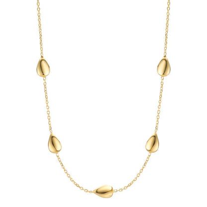 Collier Argent jaune Plaqué or 40-44 cm