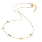 Collier Zilver Geel Verguld 40-44 cm