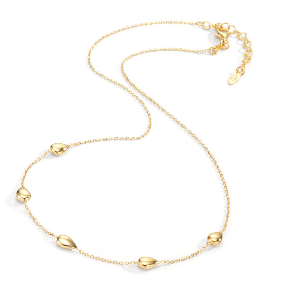 Collier Argent jaune Plaqué or 40-44 cm