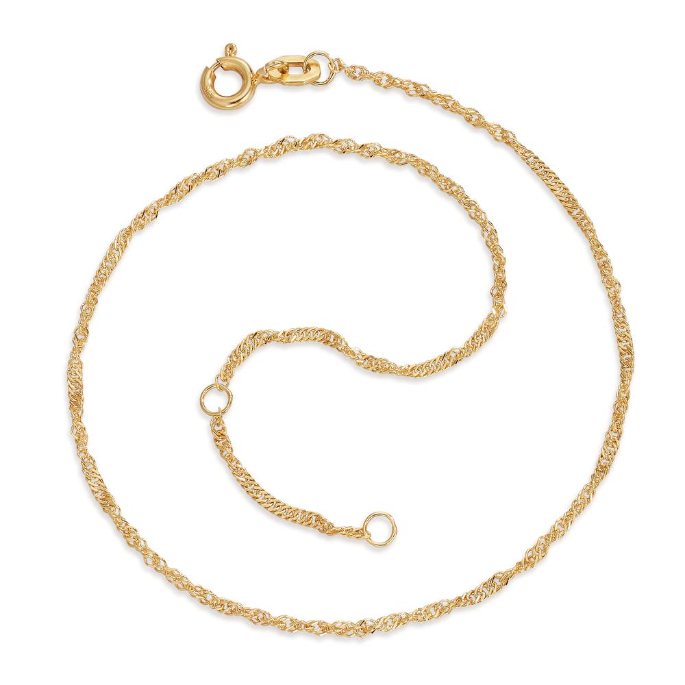 Enkelbanden 375/9K geel goud 23-25 cm