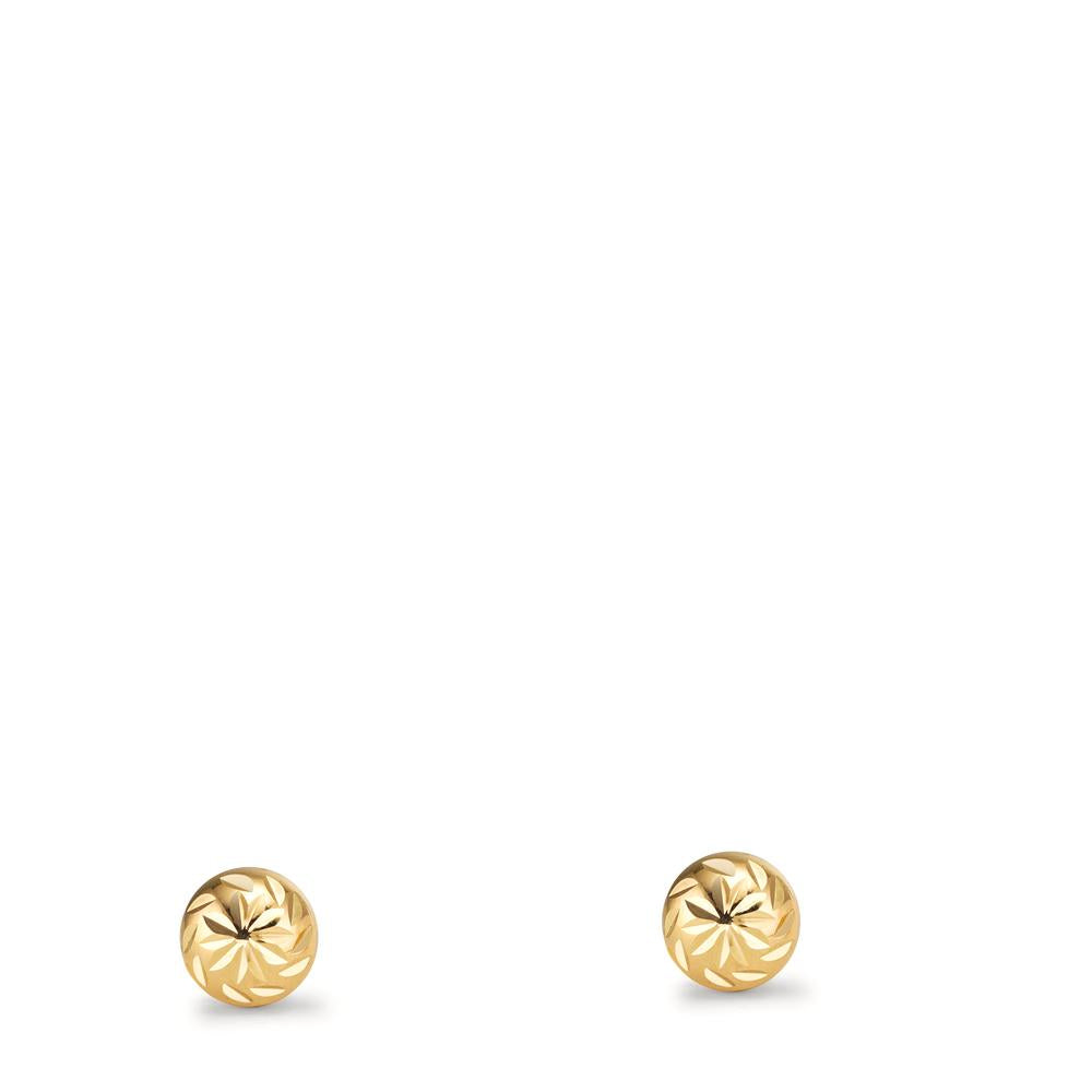 Ohrstecker 375/9 K Gelbgold Ø4 mm