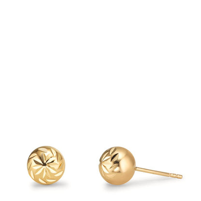 Clous d'oreilles Or jaune 9K Ø6 mm