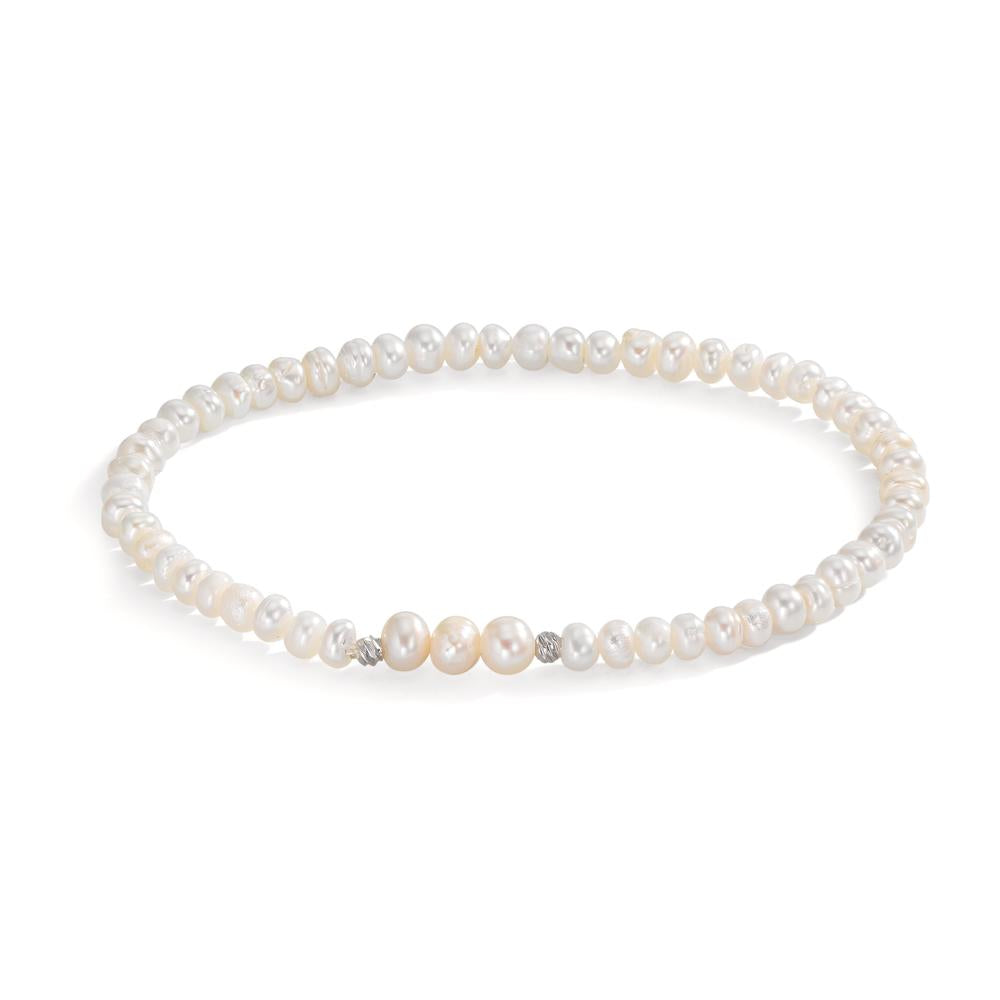Armband Edelstahl Süsswasserzuchtperlen 3.5-4 mm 17 cm