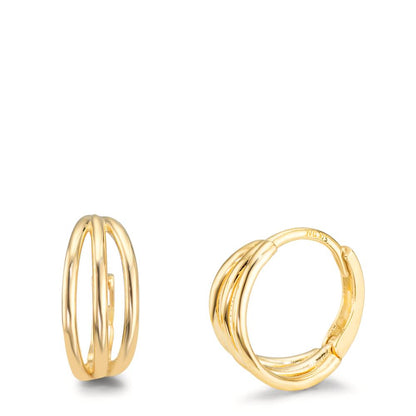 Klappcreolen 375/9 K Gelbgold
