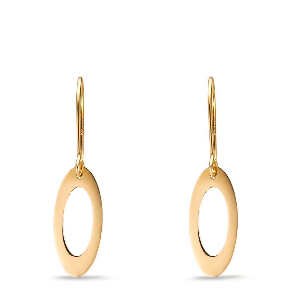 Oorbellen 375/9K geel goud
