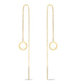 Boucles d'oreilles pendantes Or jaune 9K Ø8 mm