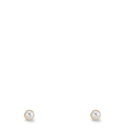 Ohrstecker 375/9 K Gelbgold shining Pearls, 2 Perlen 2-2.5 mm