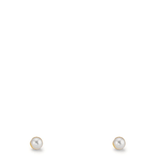 Ohrstecker 375/9 K Gelbgold shining Pearls, 2 Perlen 2-2.5 mm