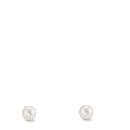 Oorknoppen 375/9K geel goud [shining Pearls], 2 Parels 3-3.5 mm
