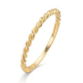 Fingerring 375/9 K Gelbgold
