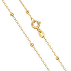 Collier 585/14K geel goud 43 cm