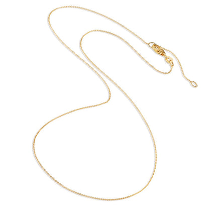 Halskette 585/14 K Gelbgold 42-45 cm verstellbar
