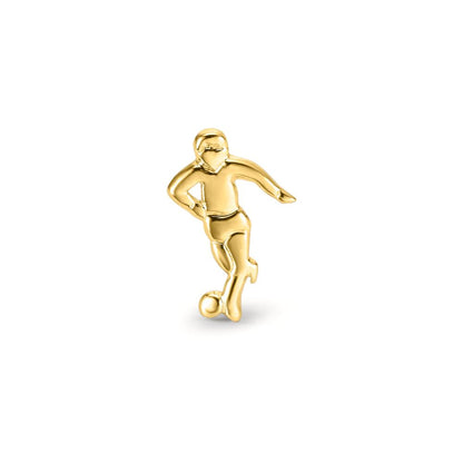 Clous d'oreille à l'unité Or jaune 9K Football