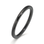Beisteckring Edelstahl schwarz IP beschichtet